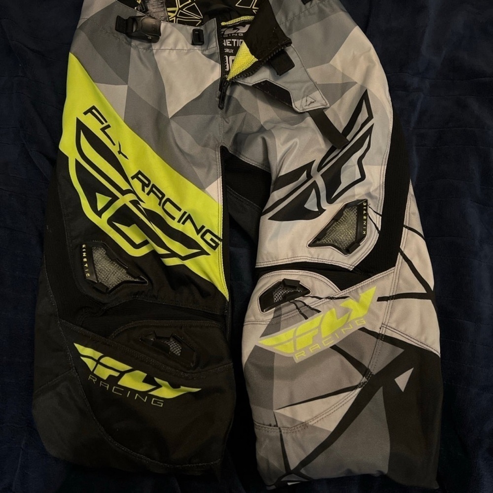 Fly Racing Kinetic Mesh Lined Riding Pants Size 30 - Picture 1 of 8